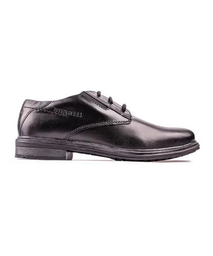 Bugatti Mens Comfort Wide Shoes - Black