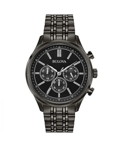 Bulova Exclusives & Specials Mens Grey Watch 98A217 Stainless Steel (archived) - One Size