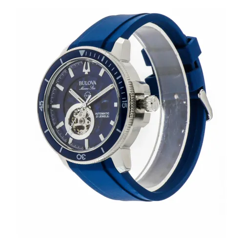 Bulova , Marine Star Automatic Watch ,Blue female, Sizes: ONE SIZE