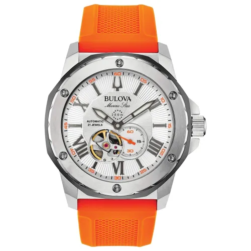 Bulova Men's Analogue Automatic Watch with Silicone Strap