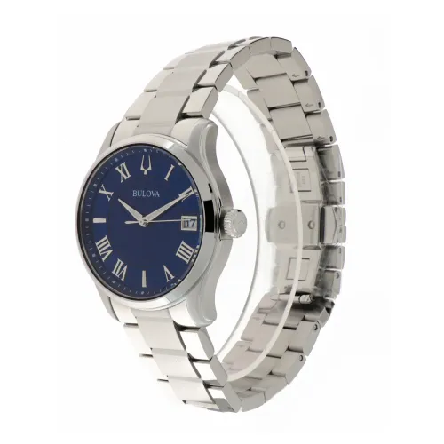 Bulova , Wilton Blue Steel Watch ,Blue female, Sizes: ONE SIZE