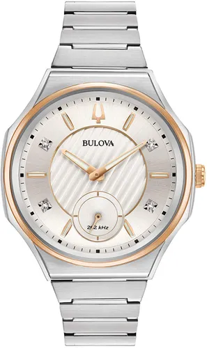 Bulova Women's Analogue Quartz Watch with Stainless Steel