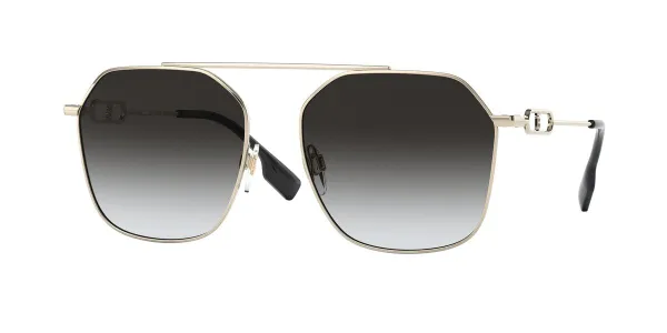 Burberry BE3124 EMMA 11098G Women's Sunglasses Gold Size 57