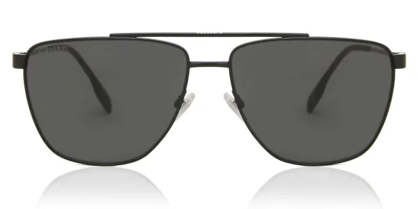 Burberry BE3141 BLAINE Asian Fit 100187 Men's Sunglasses Black Size 61