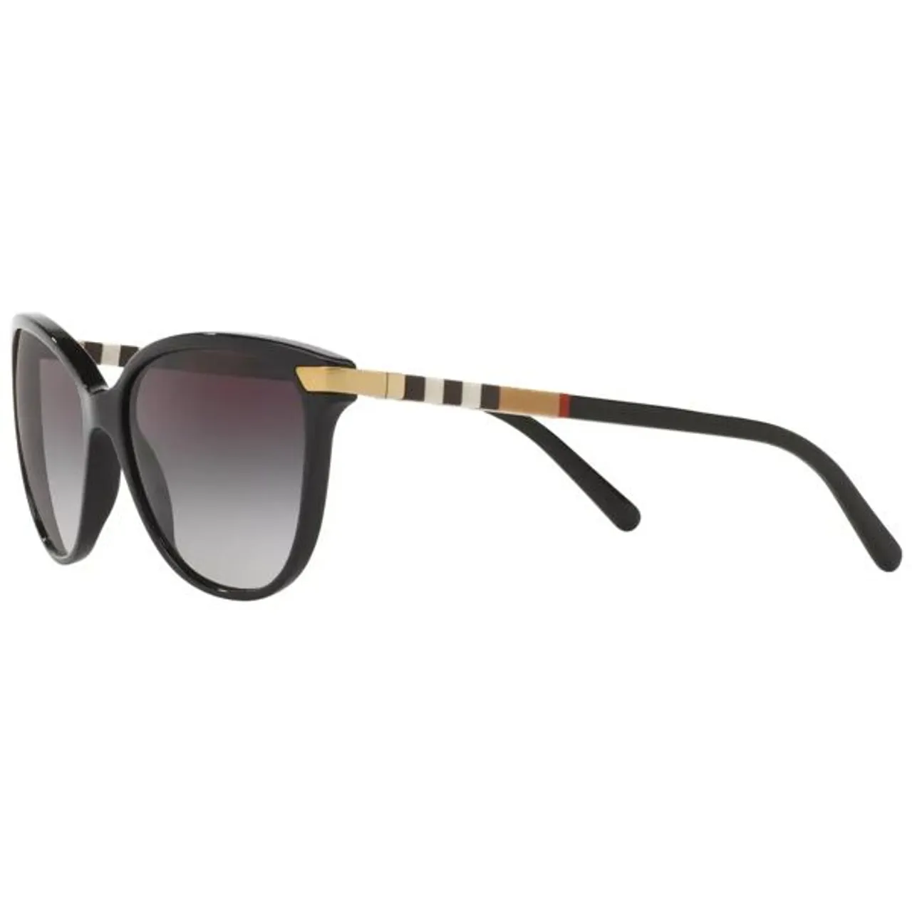 Burberry BE4216 Cat's Eye Gradient Sunglasses, Black - Black - Female