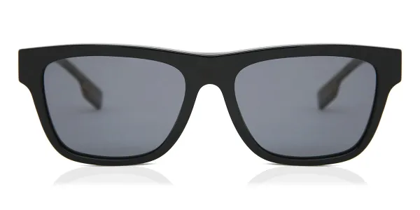 Burberry BE4293 Polarized 377381 Men's Sunglasses Black Size 56