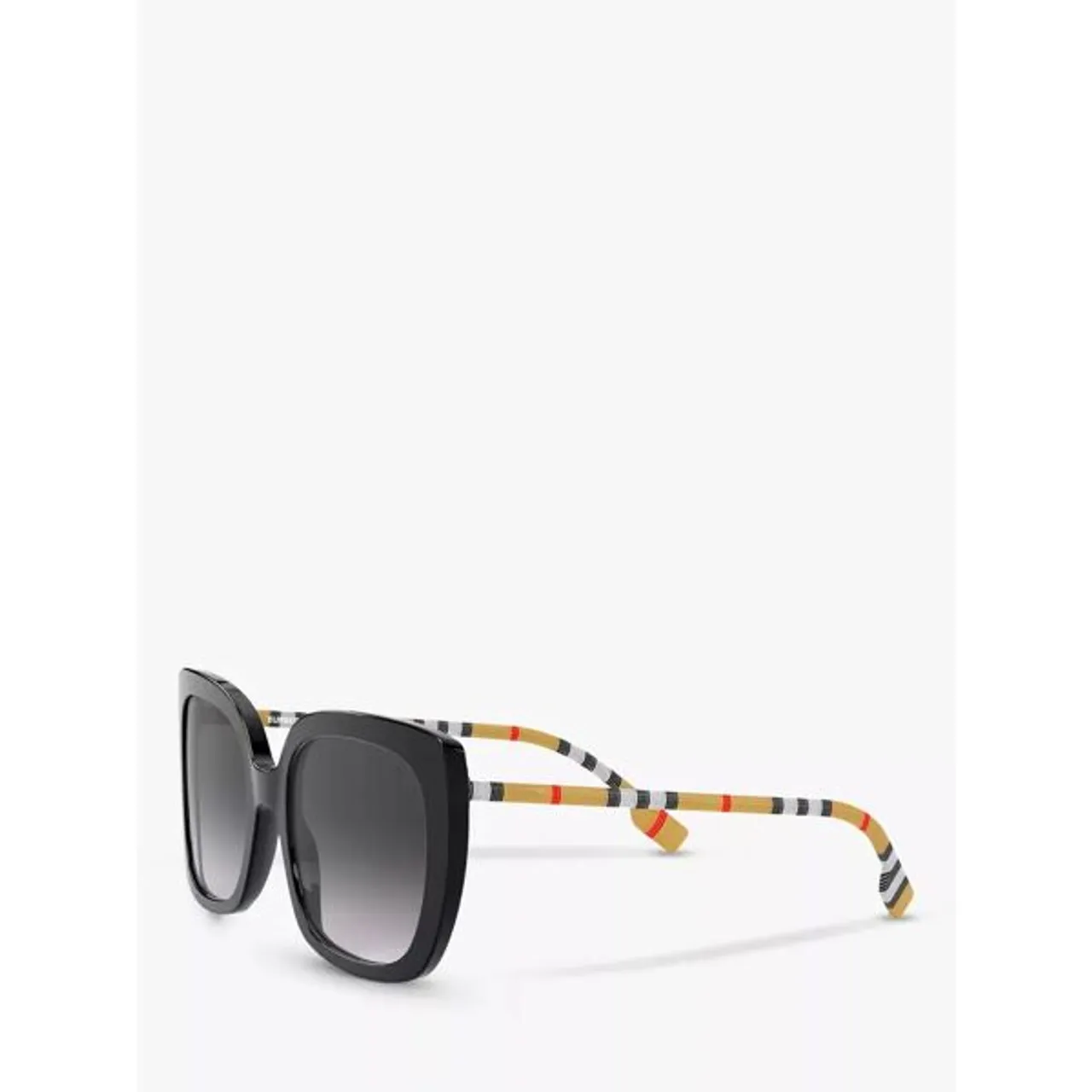 Burberry BE4323 Women's Caroll Square Sunglasses - Black/Grey Gradient - Female