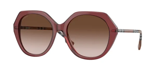 Burberry BE4375 401813 Women's Sunglasses Burgundy Size 55