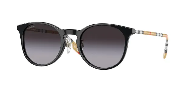Burberry BE4380D Asian Fit 38538G Women's Sunglasses Black Size 51