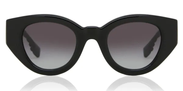 Burberry BE4390 MEADOW 30018G Women's Sunglasses Black Size 47
