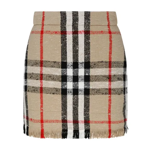 Burberry , Beige Skirts Collection ,Beige female, Sizes:
