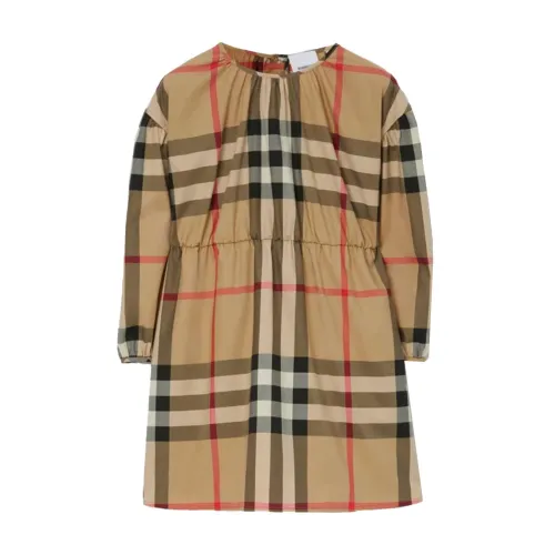 Burberry , Beige Vintage Check Dress ,Beige female, Sizes: