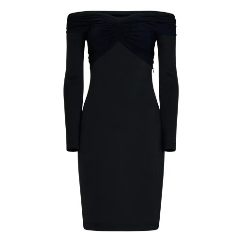 Burberry , Black Form-Fitting Day Dress ,Black female, Sizes: