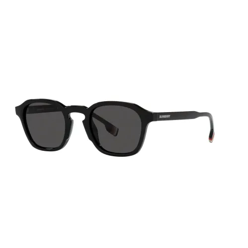 Burberry , Black Sunglasses Percy BE 4378U ,Black male, Sizes: