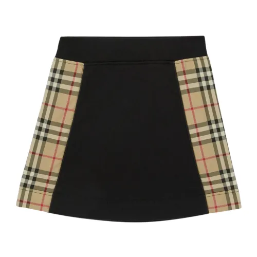 Burberry , Black Vintage Check Skirts ,Black female, Sizes: