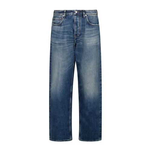 Burberry , Blue Distressed Loose Fit Jeans ,Blue male, Sizes: