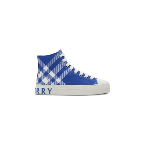Burberry , Blue Kids Sneakers with Side Zip ,Blue male, Sizes: