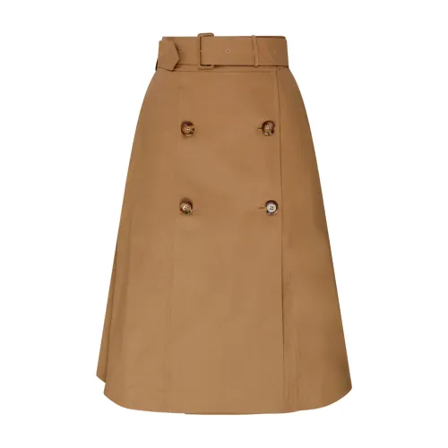 Burberry , Brown Skirts for Women ,Brown female, Sizes: