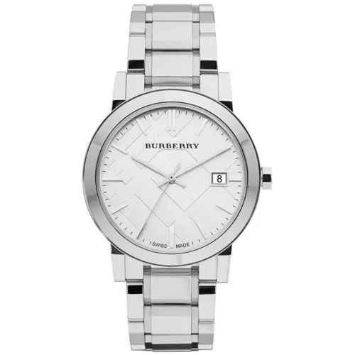Burberry BU9000 Silver Dial Stainless Steel Unisex Watch
