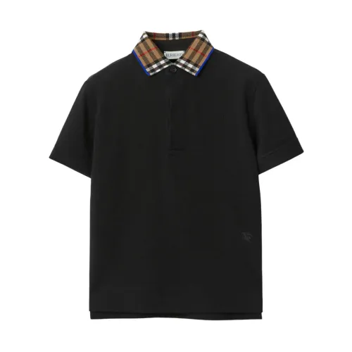 Burberry , Burberry Kids T-shirts and Polos Black ,Black male, Sizes: