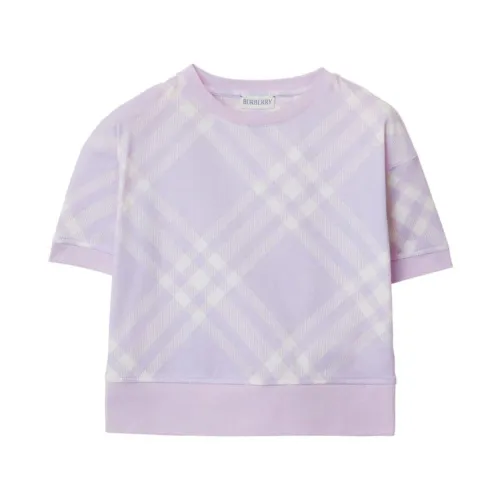 Burberry , Burberry Kids T-shirts and Polos Purple ,Purple female, Sizes: