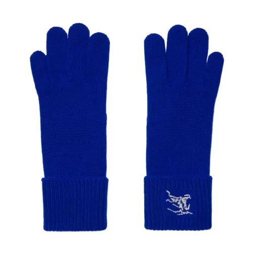 Burberry , Cashmere Gloves ,Blue male, Sizes: