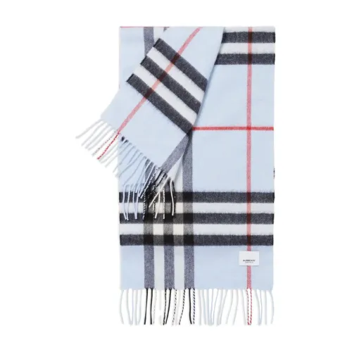 Burberry , Checkered Cashmere Shawl ,Multicolor male, Sizes: ONE