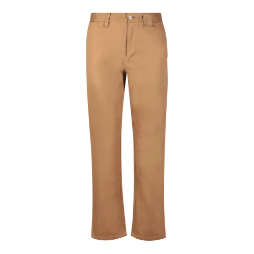 Burberry , Classic Brown Trousers for Men ,Brown male, Sizes: