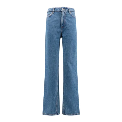 Burberry , Clic Straight Jeans ,Blue female, Sizes: