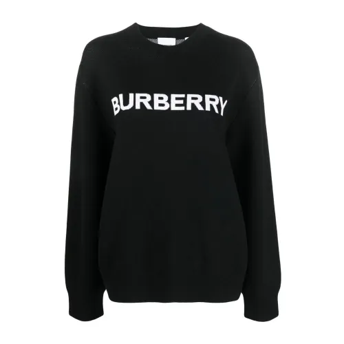 Burberry , Deepa Wool Pullover ,Black male, Sizes:
