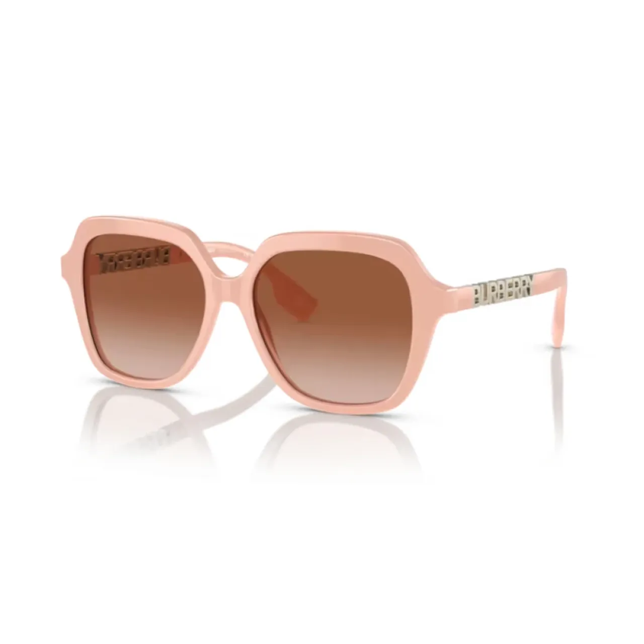 Burberry , Elevate Your Style with Be4389 Sungles ,Pink female, Sizes: