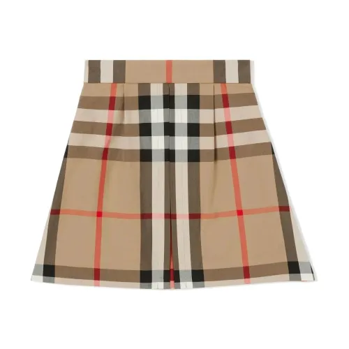Burberry , Girl's Clothing Skirts Beige Noos ,Multicolor female, Sizes: