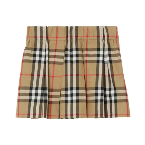 Burberry , Girl's Clothing Skirts Beige Ss24 ,Multicolor female, Sizes: