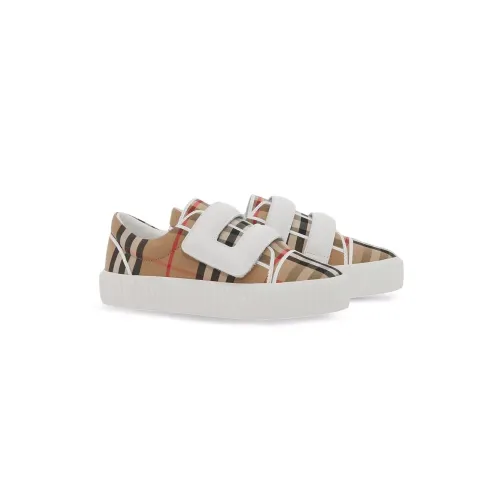 Burberry , Girl's Shoes Sneakers Beige Noos ,Beige female, Sizes: