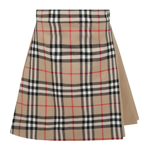 Burberry , Girls Skirts - Stylish Collection ,Beige female, Sizes: