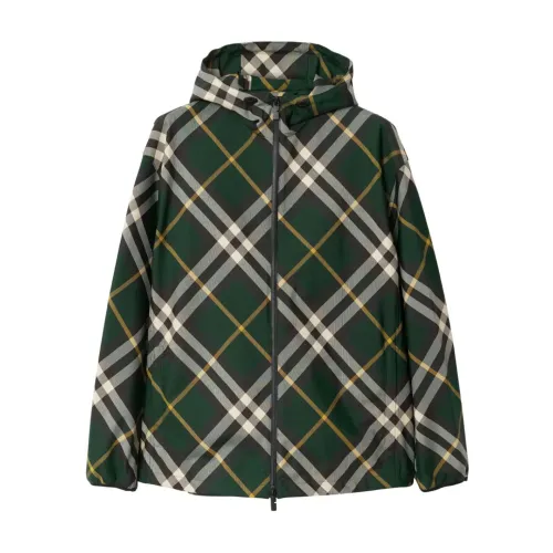 Burberry , Green Jackets with Equestrian Knight Design ,Green male, Sizes: