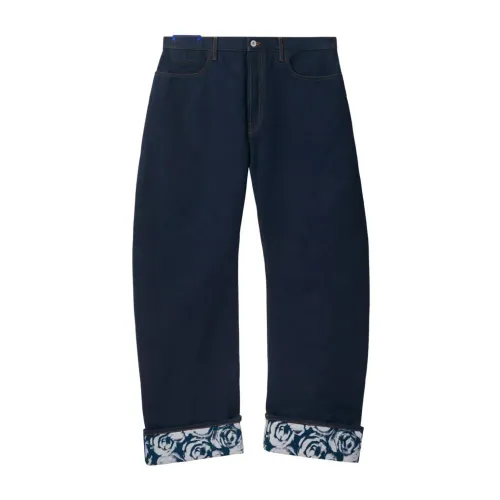 Burberry , Indigo Blue Jeans ,Blue male, Sizes: