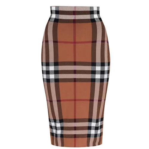 BURBERRY Kammie Pencil Skirt - Brown