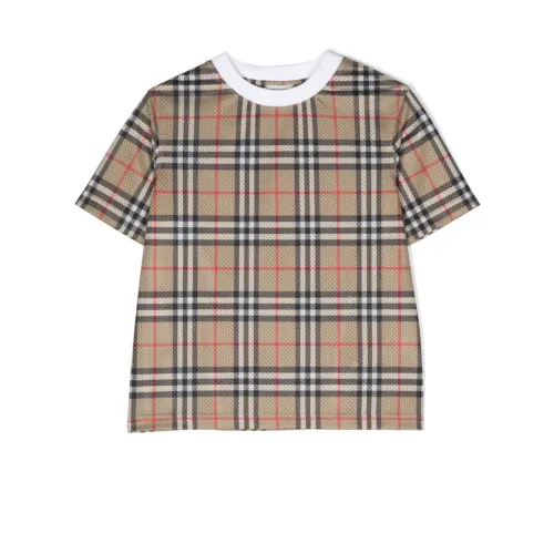 Burberry , Kids Beige T-shirts and Polos ,Beige female, Sizes: