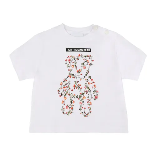 Burberry , Kids T-Shirt ,White female, Sizes: