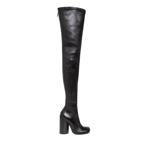 Burberry , Knee-High Boots ,Black female, Sizes: