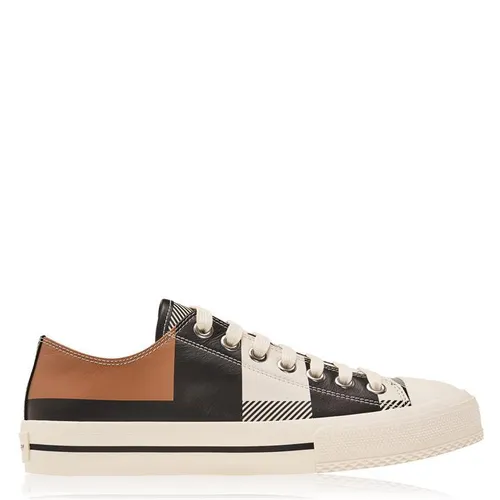 BURBERRY Larkhall Low Top Trainers - Beige