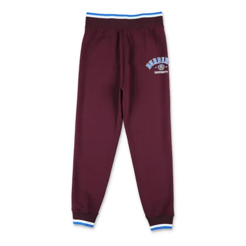 Burberry , Logo Jogging Pants ,Brown male, Sizes: