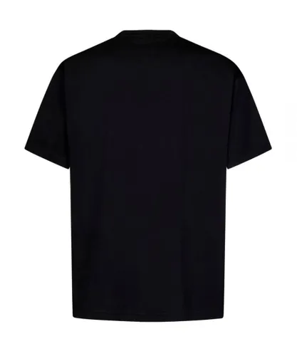 Burberry Mens Box Logo Black T-Shirt