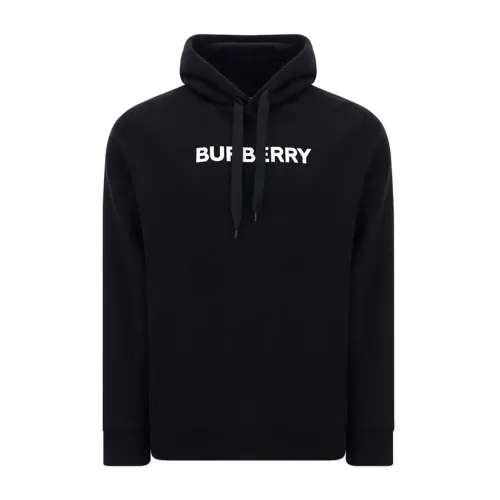 Burberry , Men's Clothing Sweatshirts Black Aw23 ,Black male, Sizes: