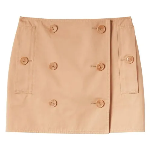 BURBERRY Mini Trench Skirt - Neutral