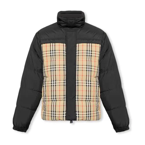 Burberry , ‘Oakmere’ reversible down jacket ,Black male, Sizes: