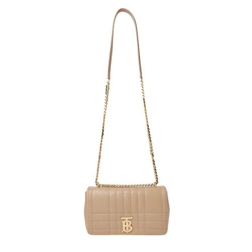 Burberry , Quilted Lola Small Shoulder Bag ,Beige female, Sizes: ONE SIZE