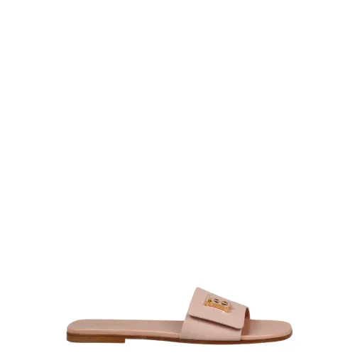 Burberry , Sloane TB Flat Sandals ,Pink female, Sizes: