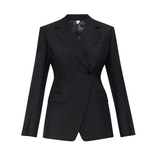 Burberry , Sport Jacket, Double-Breasted Blazer ,Black female, Sizes: